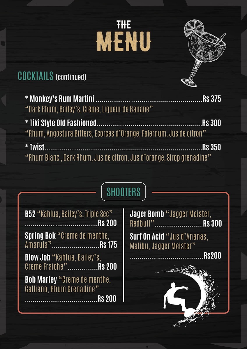 Menu Roots Spirits Restaurant Bar-4
