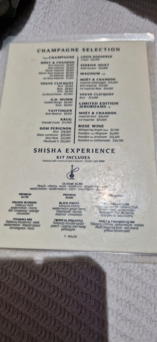 Menu Rosanegra | Best Beach Club Tulum-3