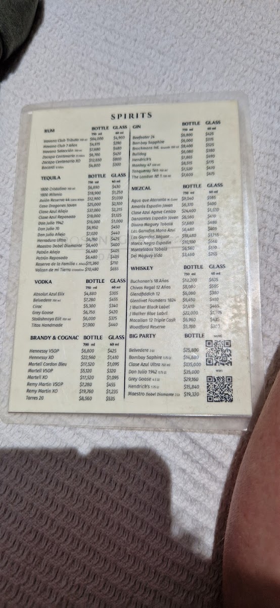 Menu Rosanegra | Best Beach Club Tulum-4