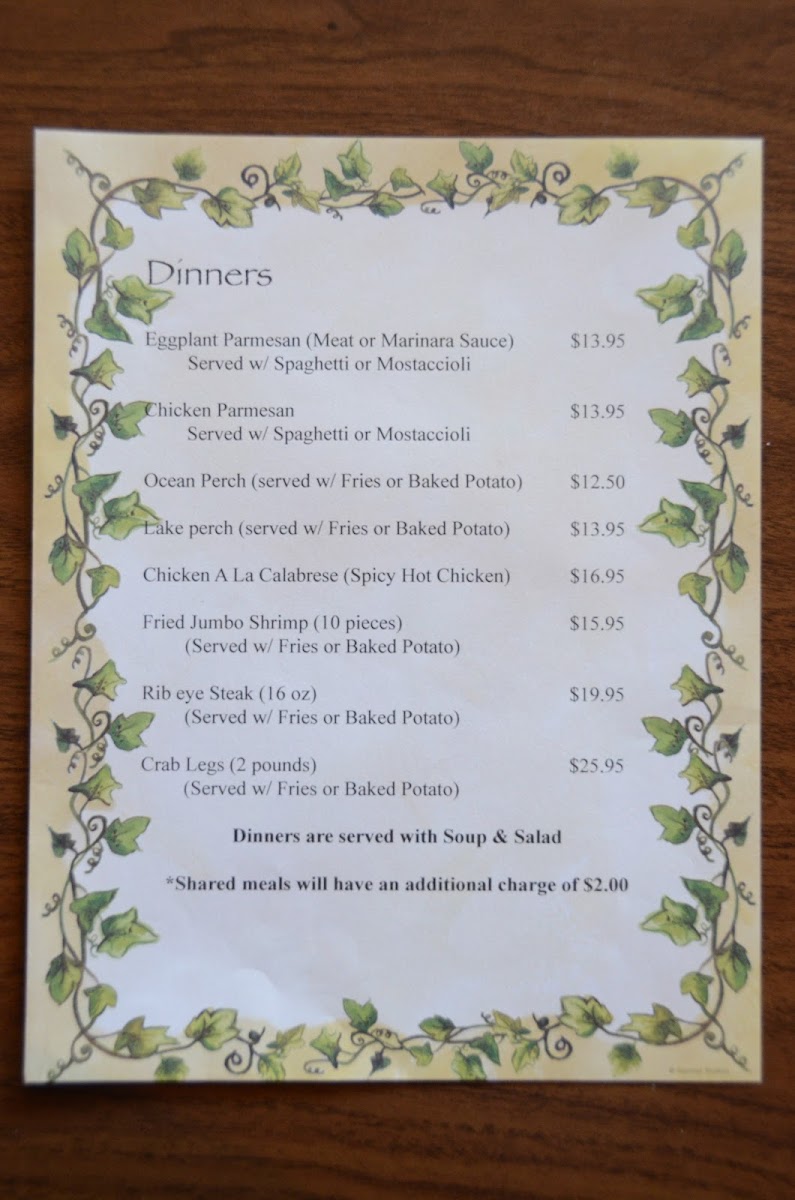 Menu Rosa’S Pizza Restaurant & Gaming-4