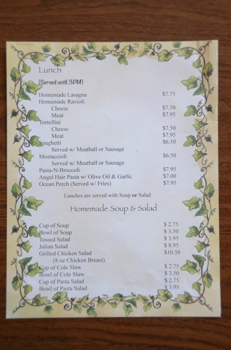 Menu Rosa’S Pizza Restaurant & Gaming-6