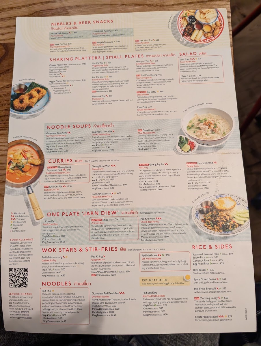 Menu Rosa's Thai Reading-2