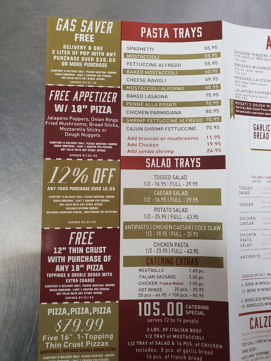 Menu Rosati's Pizza Minooka-3