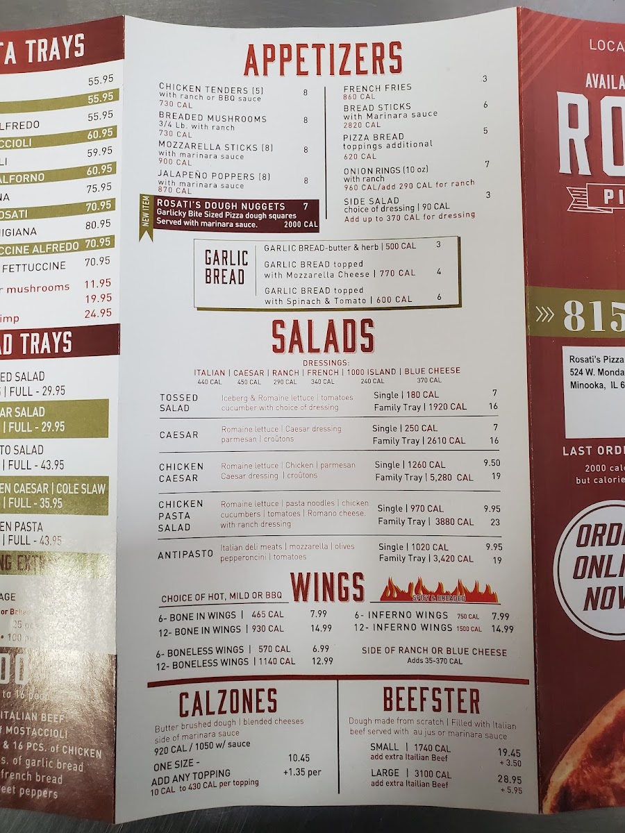 Menu Rosati's Pizza Minooka-5