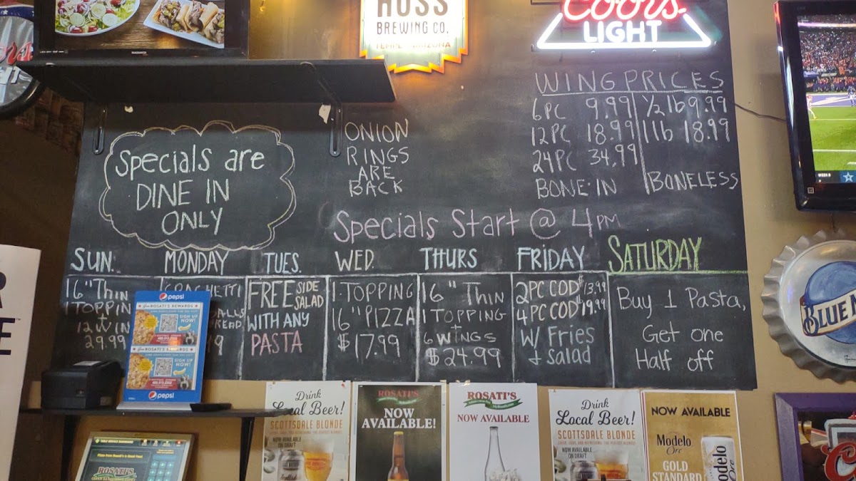 Menu Rosati's Pizza & Sports Pub-2