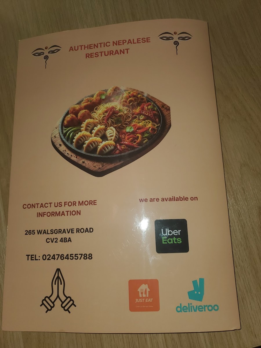 Menu Rosebud Café And Nepalese Restaurant-10