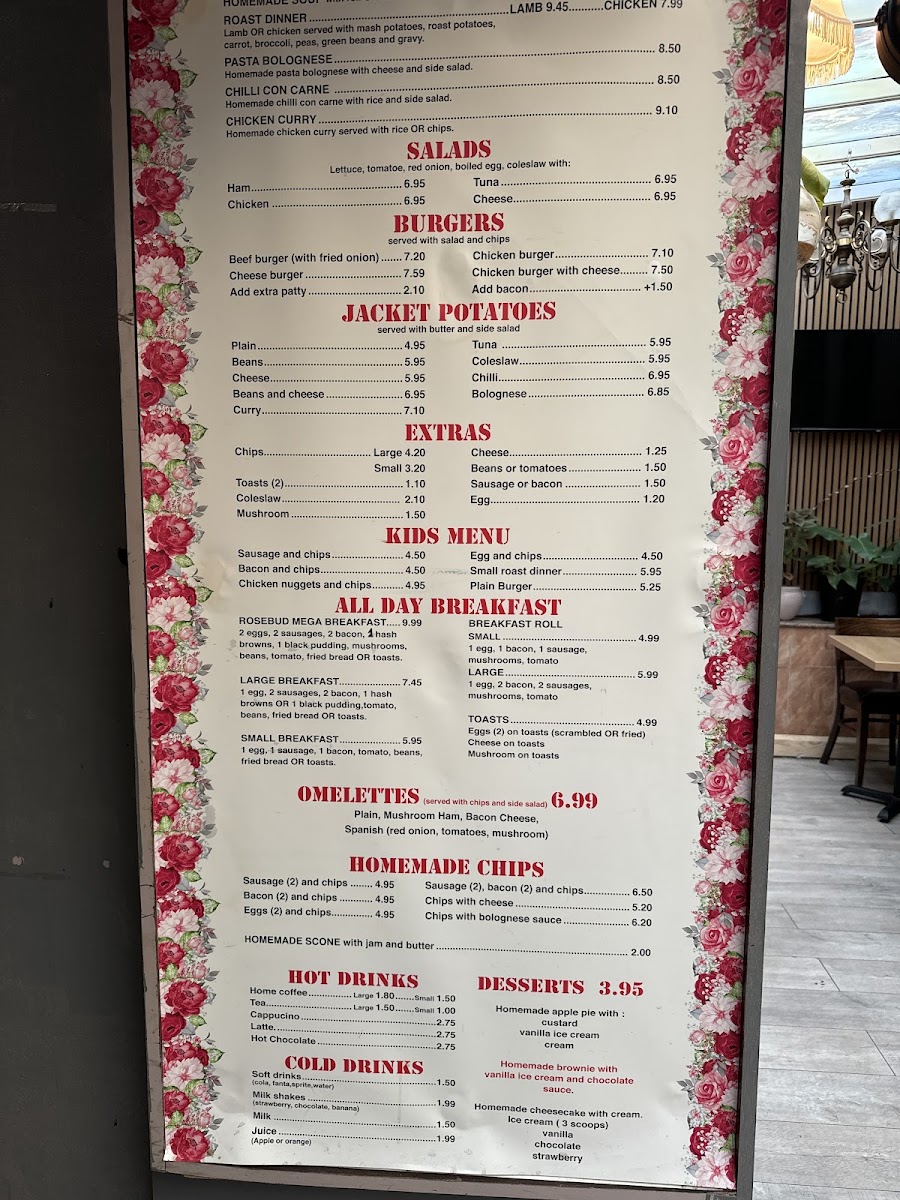 Menu Rosebud Café And Nepalese Restaurant-6