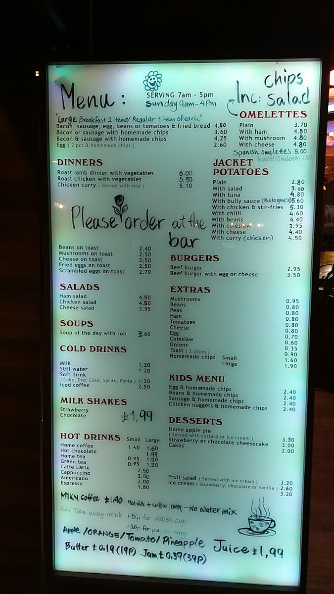 Menu Rosebud Café And Nepalese Restaurant-9