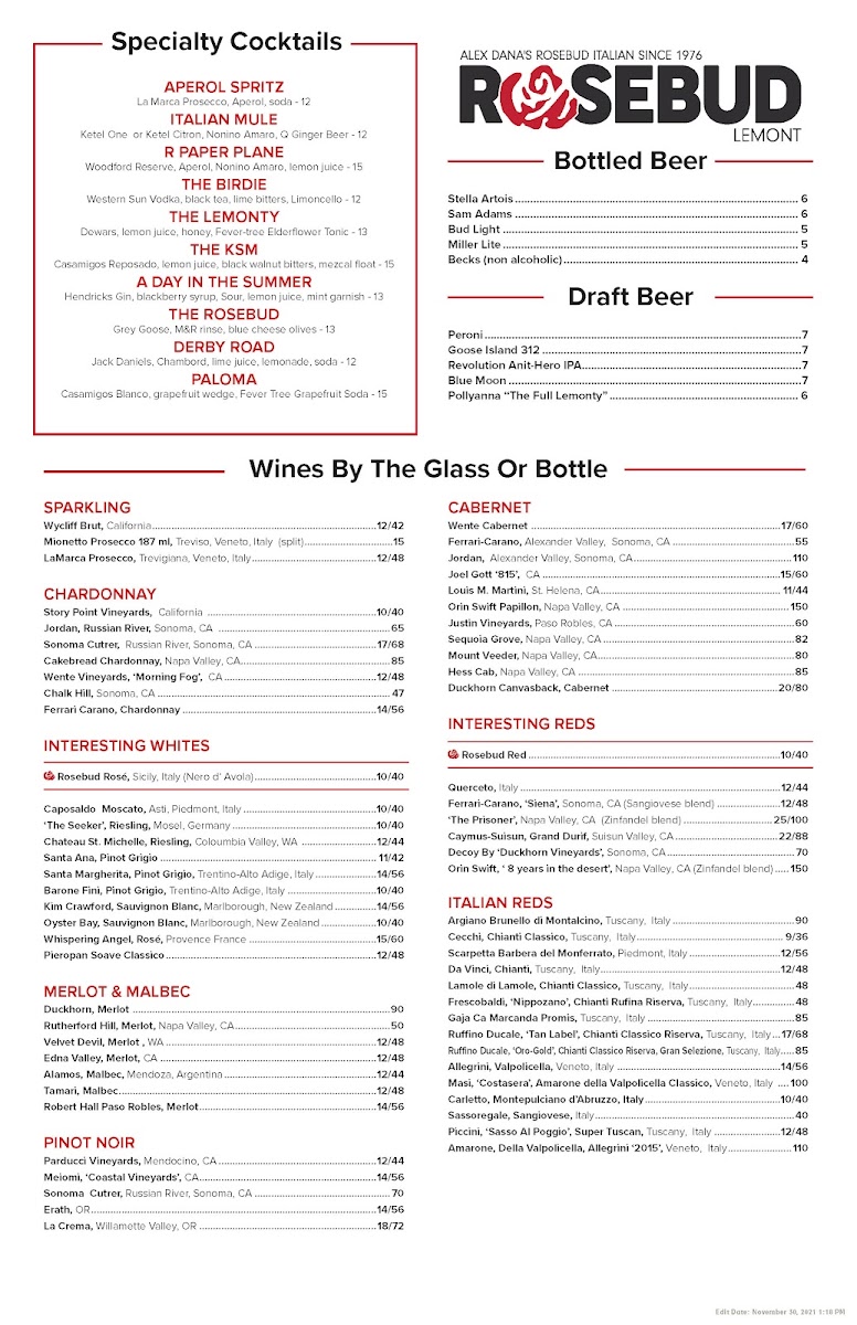 Menu Rosebud Lemont-3