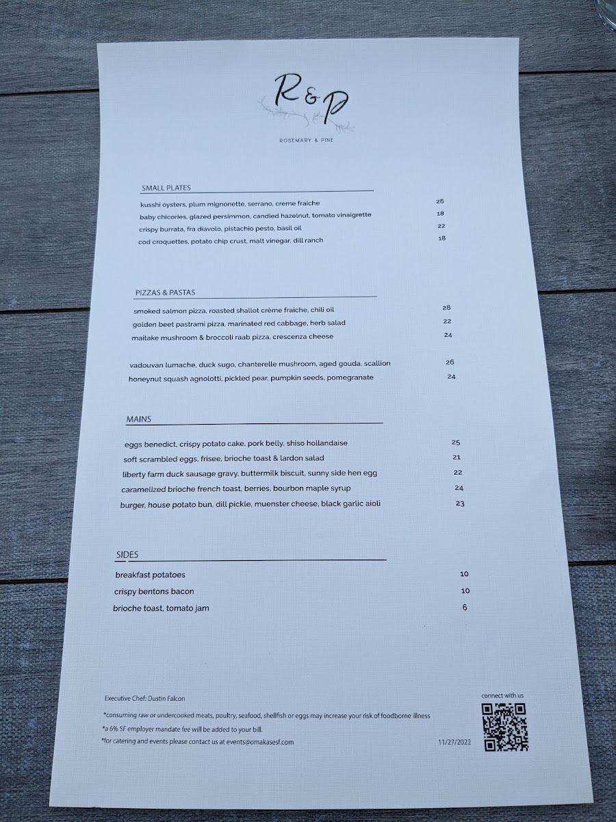 Menu Rosemary & Pine-7