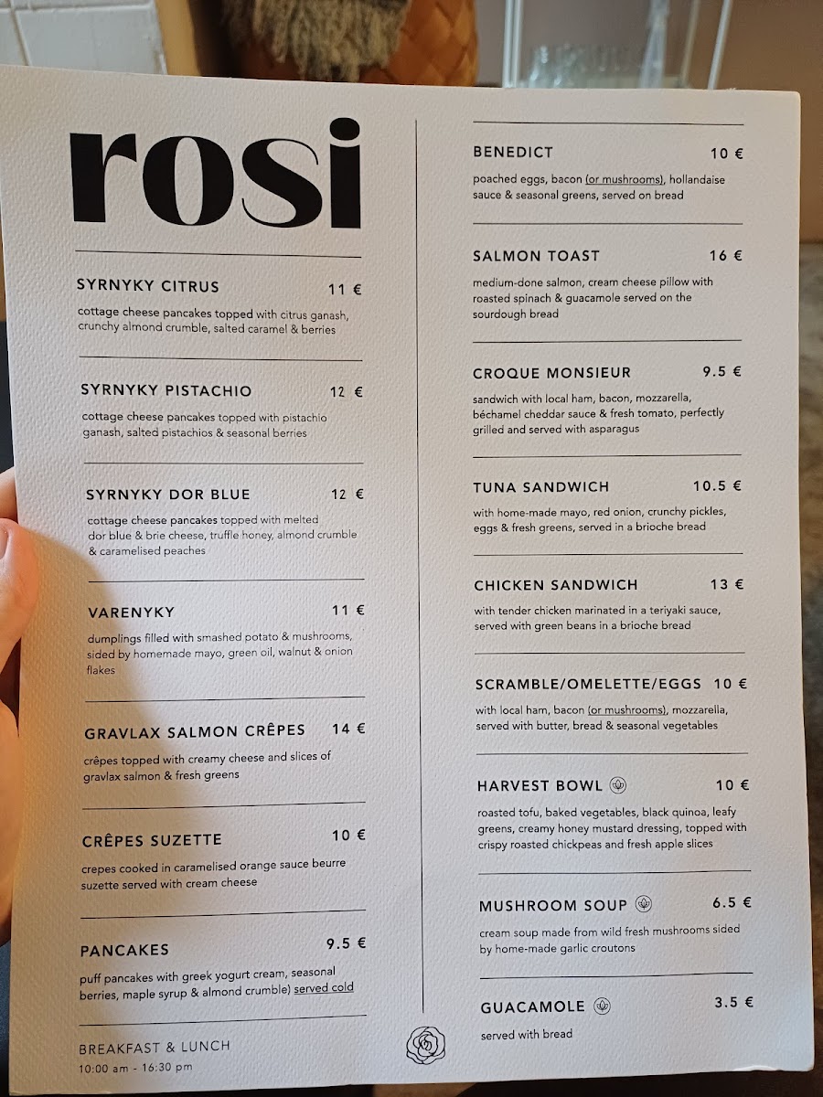 Menu Rosi. Café & More | Specialty Coffee, Brunches & Pastries-5