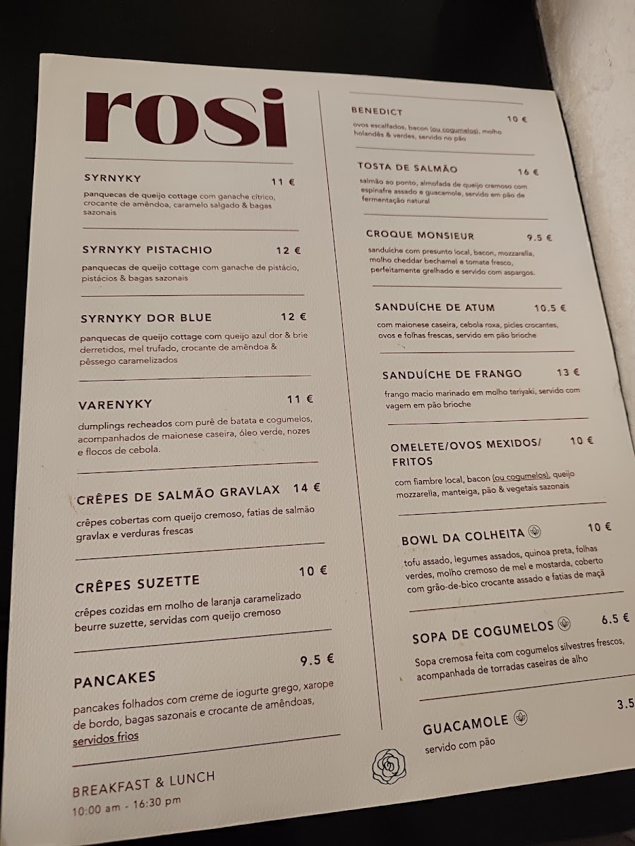 Menu Rosi. Café & More | Specialty Coffee, Brunches & Pastries-9