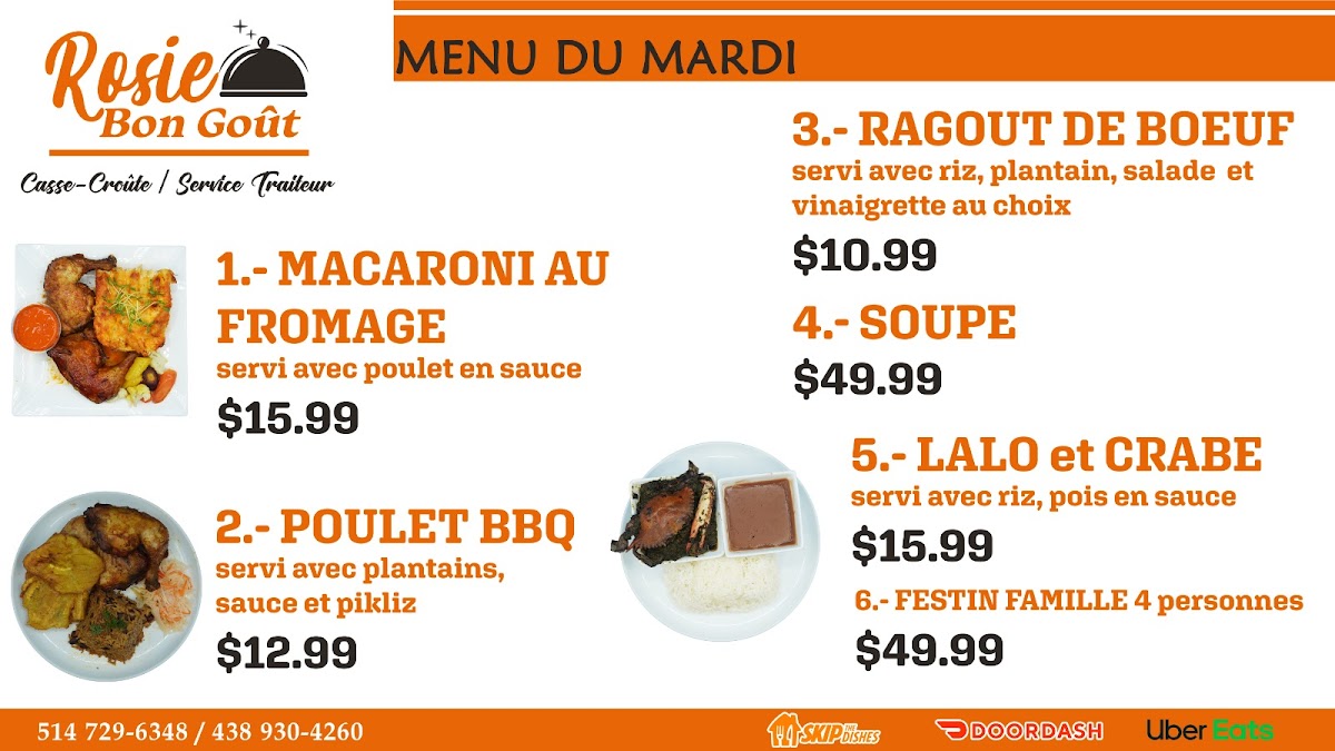 Menu Rosie Bon Goût-1