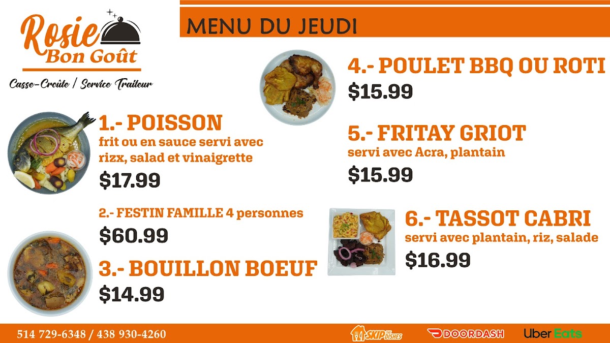 Menu Rosie Bon Goût-3