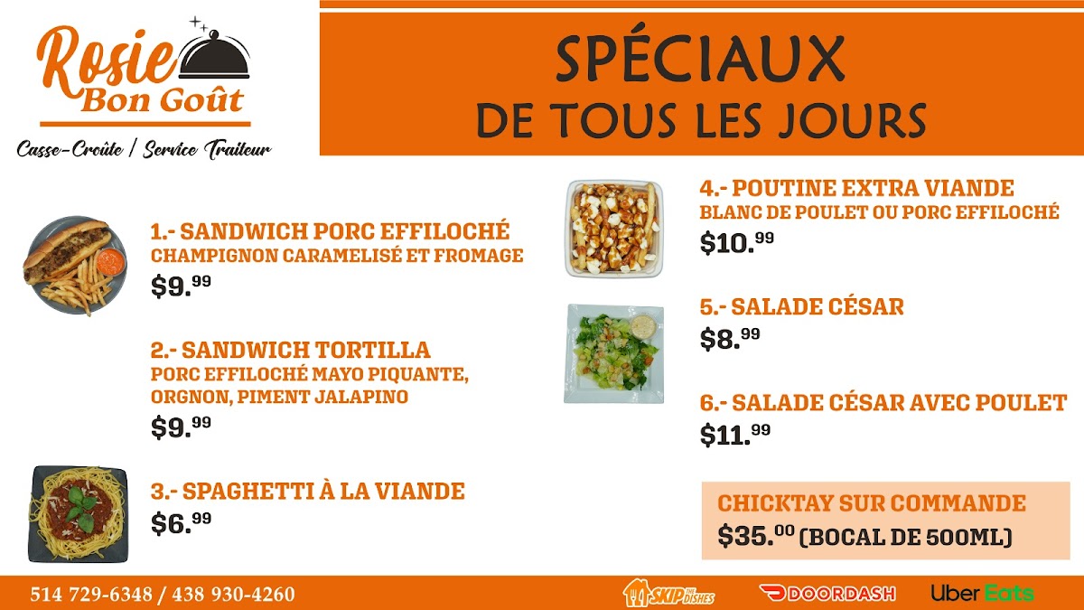 Menu Rosie Bon Goût-5