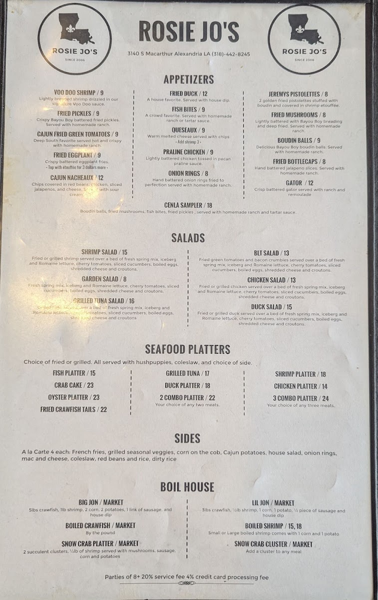 Menu Rosie Jo's-2