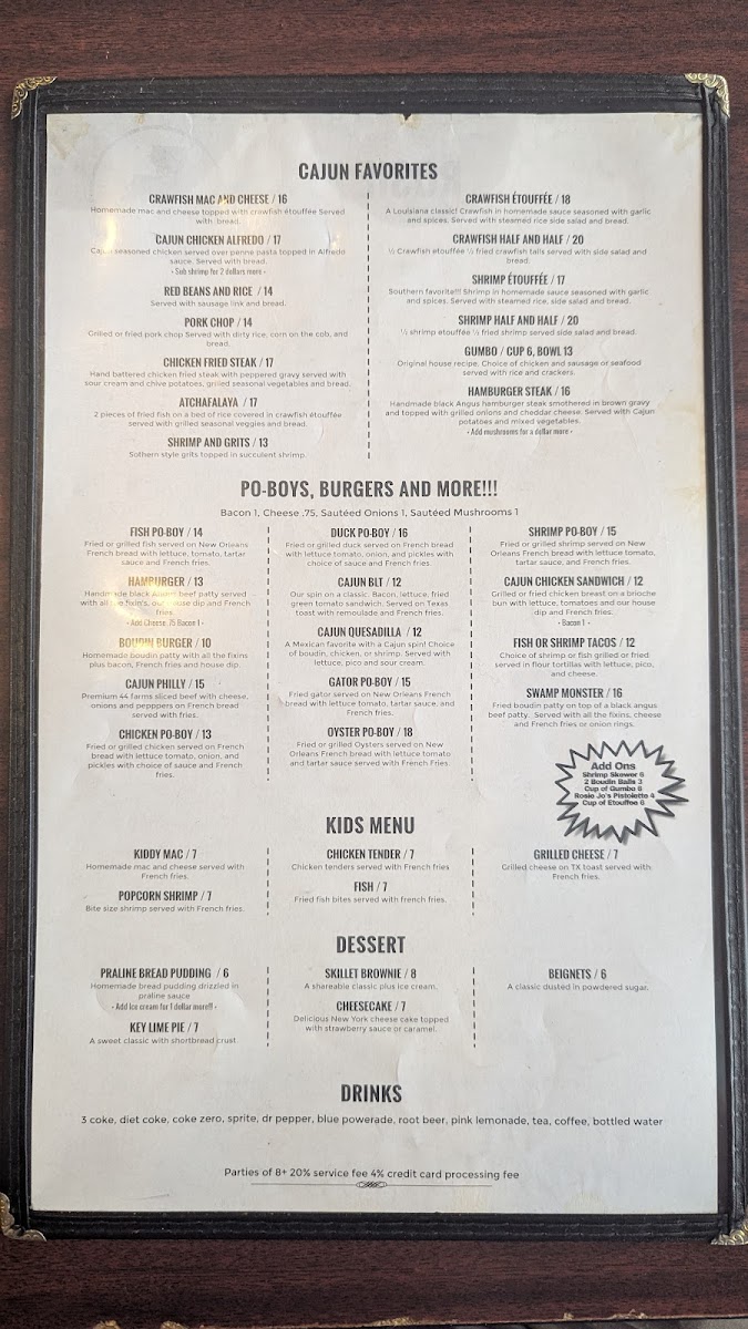 Menu Rosie Jo's-3