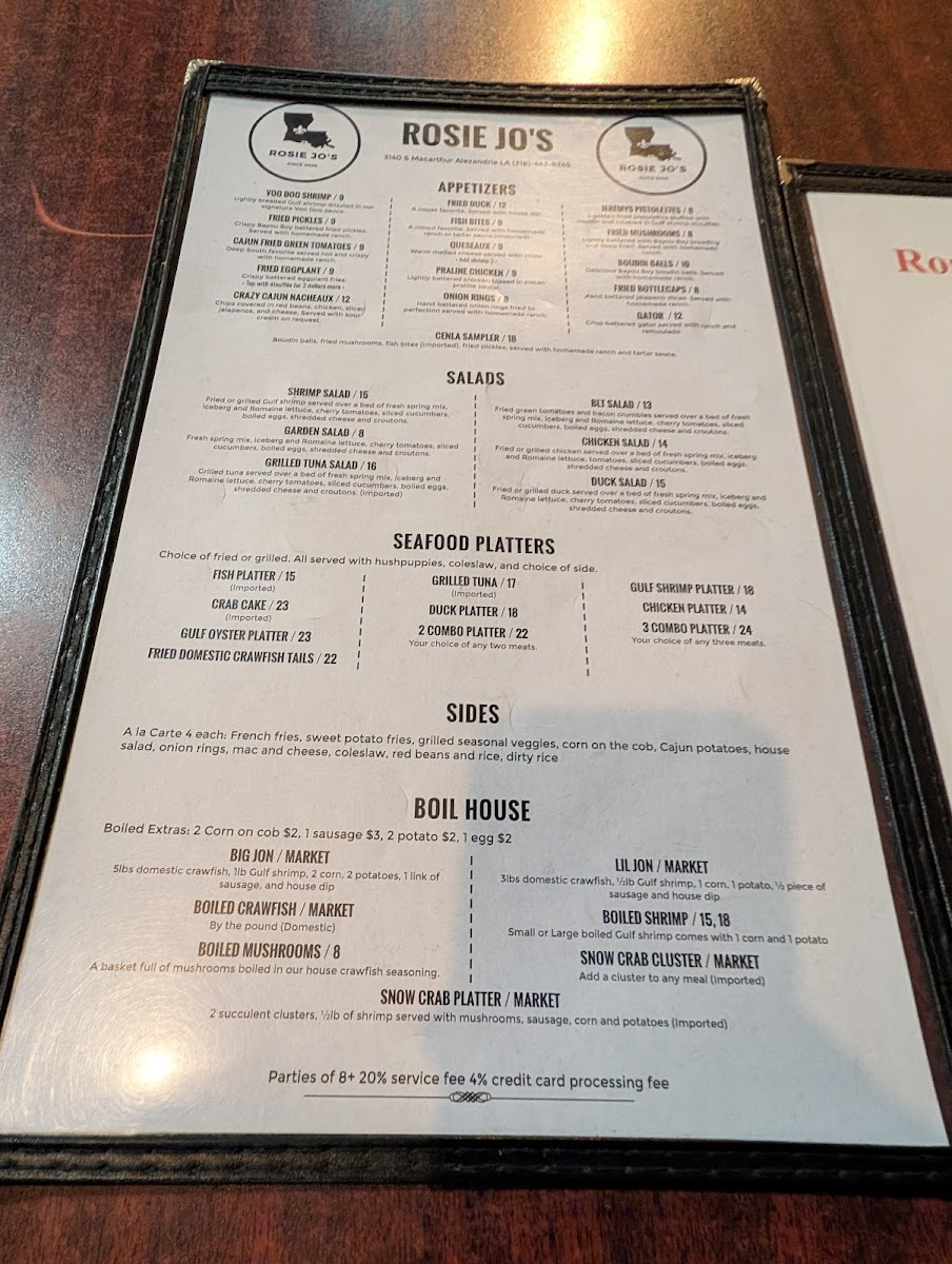 Menu Rosie Jo's-4