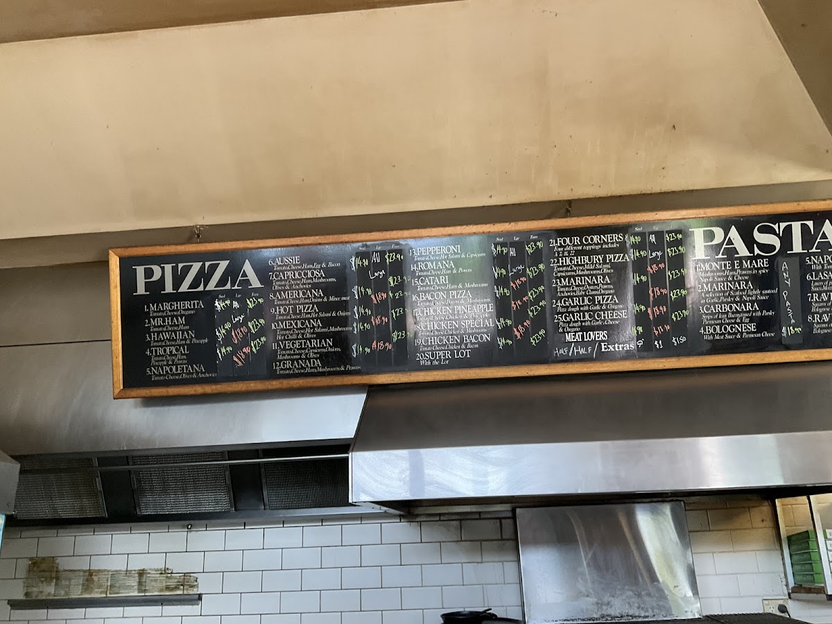 Menu Rossini's Pizzaria Mount Waverley-10