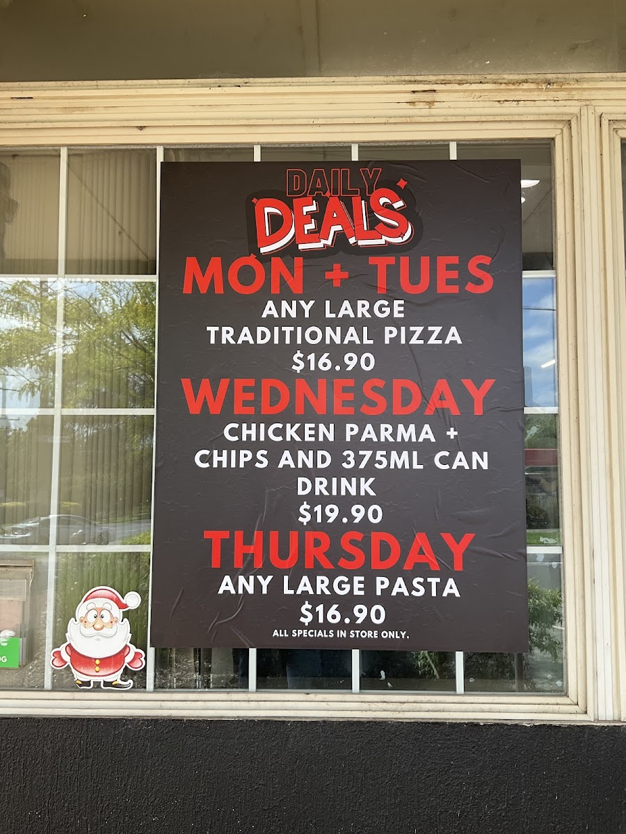 Menu Rossini's Pizzaria Mount Waverley-8