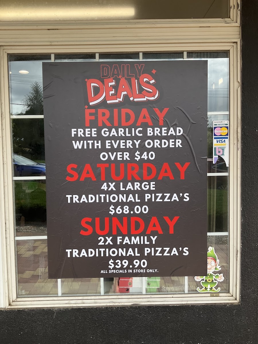 Menu Rossini's Pizzaria Mount Waverley-9