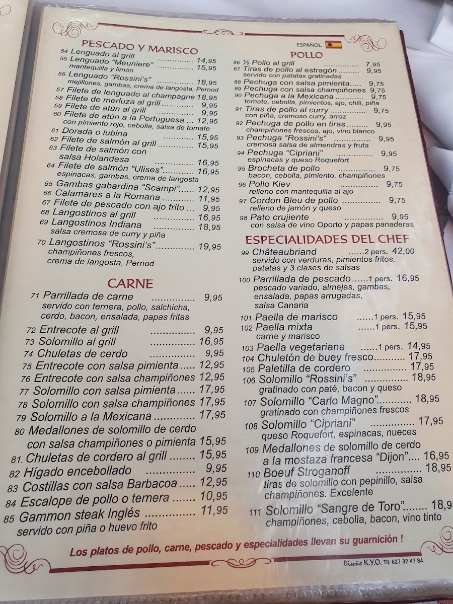 Menu Rossini's-5