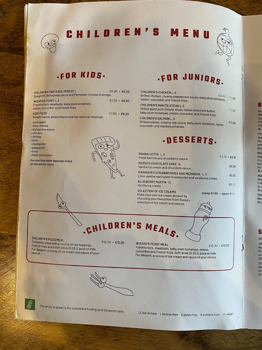 Menu Rosso, Pori-3