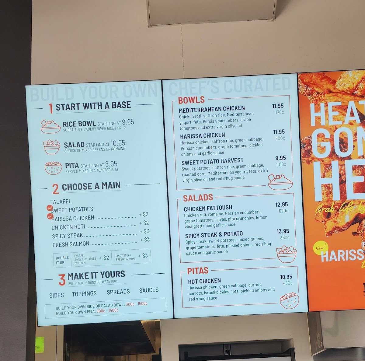 Menu Roti Mediterranean Bowls. Salads. Pitas.-1
