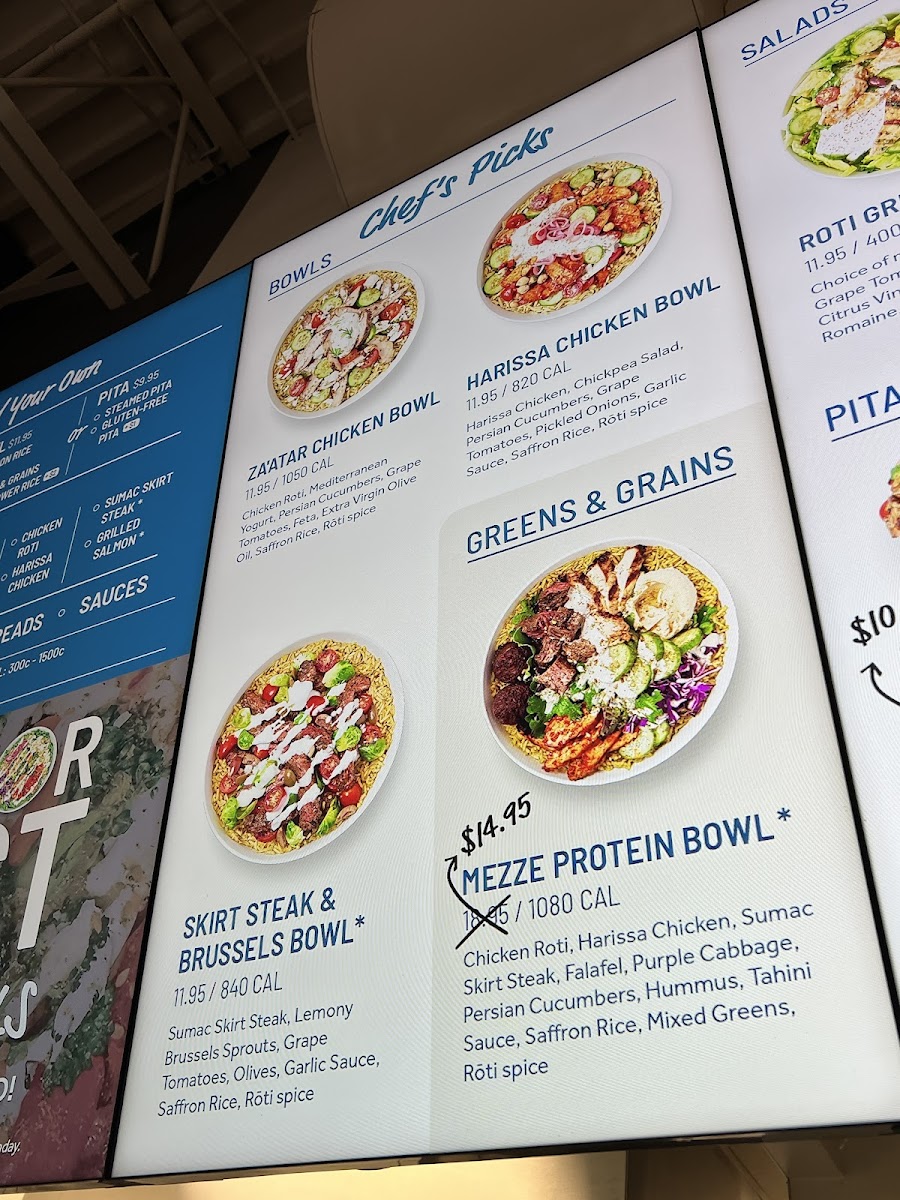 Menu Roti Mediterranean Bowls. Salads. Pitas.-2