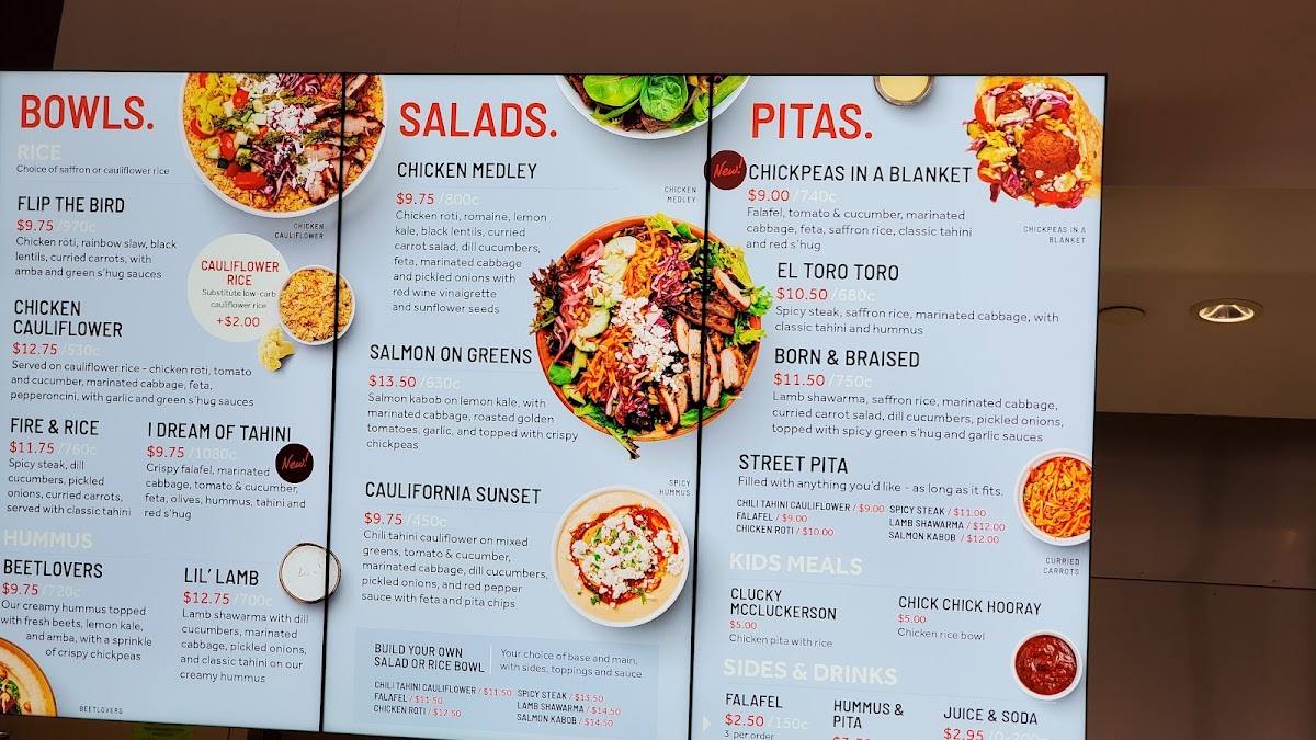 Menu Roti Mediterranean Bowls. Salads. Pitas.-3