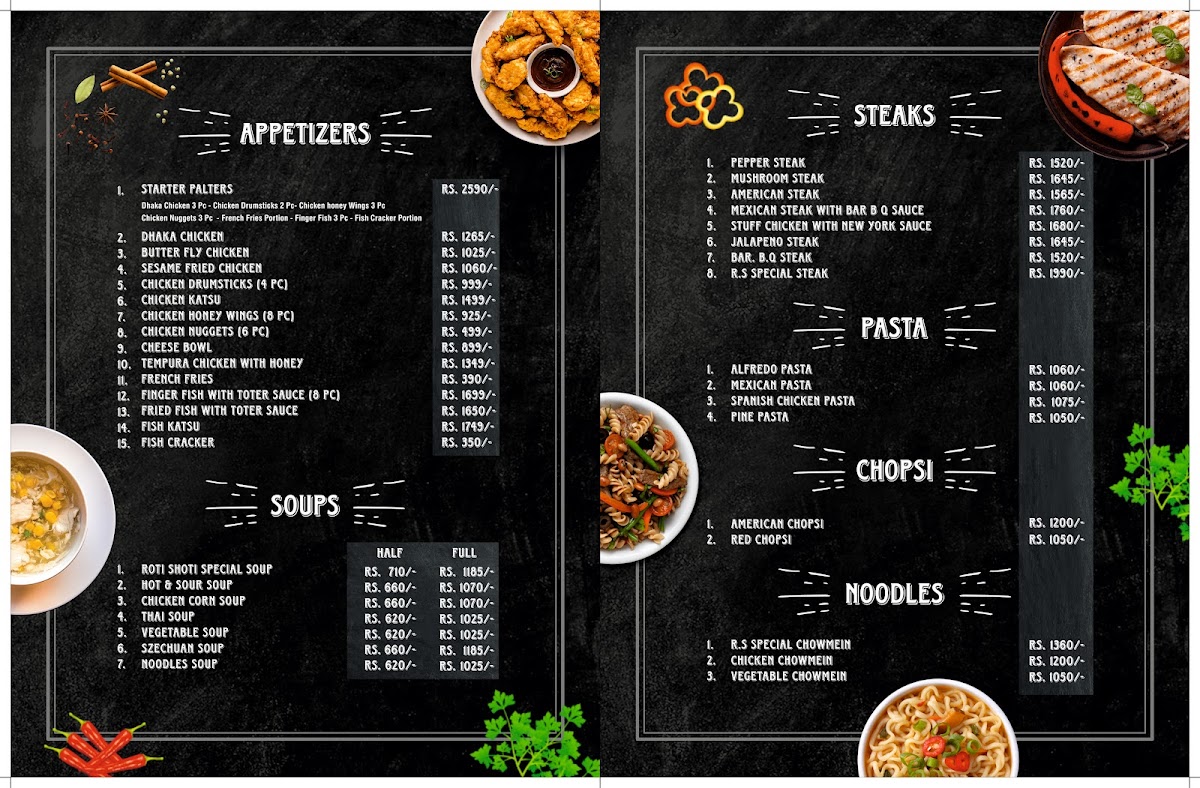 Menu Roti Shoti Family Restaurant & Events Organizer-1