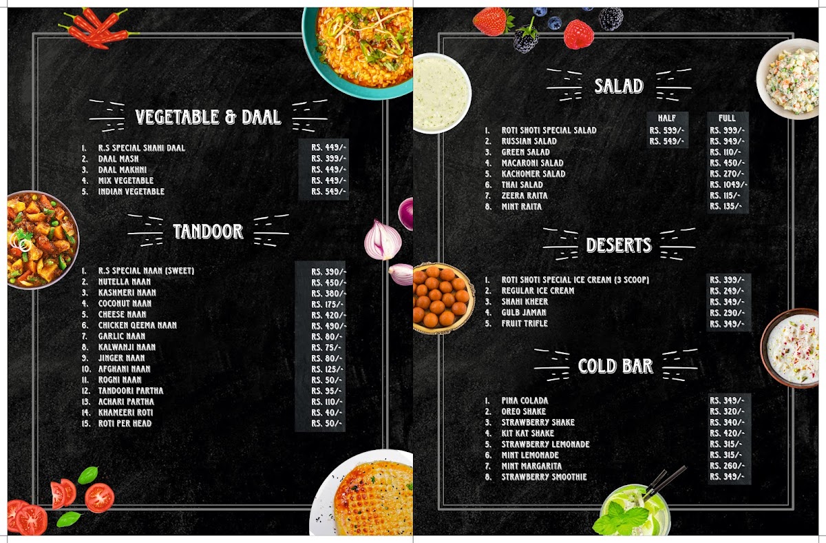 Menu Roti Shoti Family Restaurant & Events Organizer-2