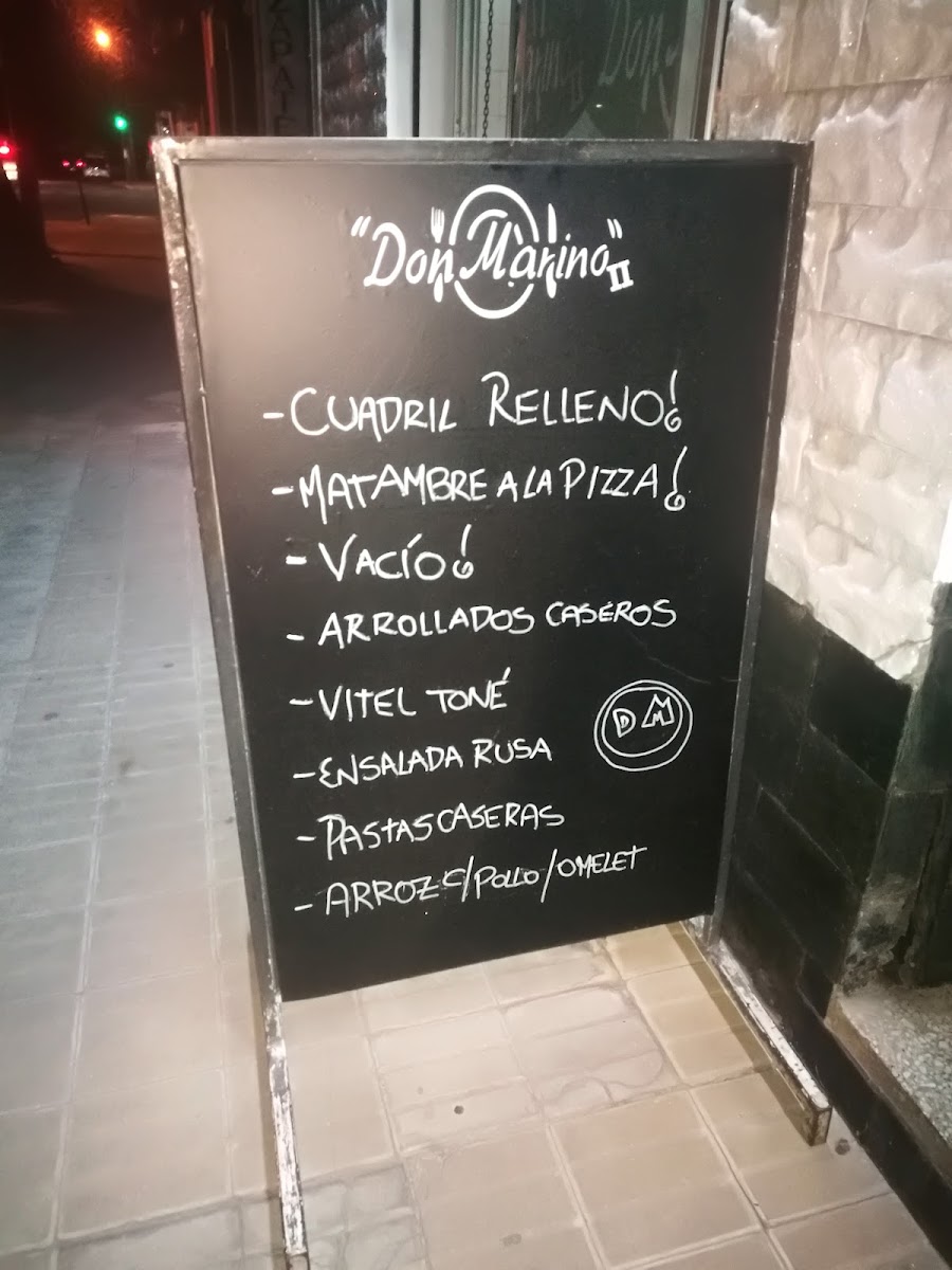 Menu Rotisería Y Pizzería 'don Marino'-2