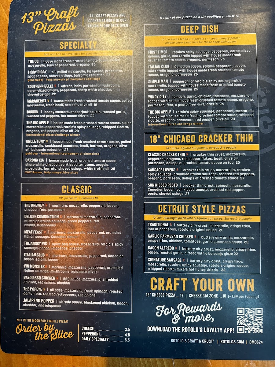 Menu Rotolo's Craft & Crust-4