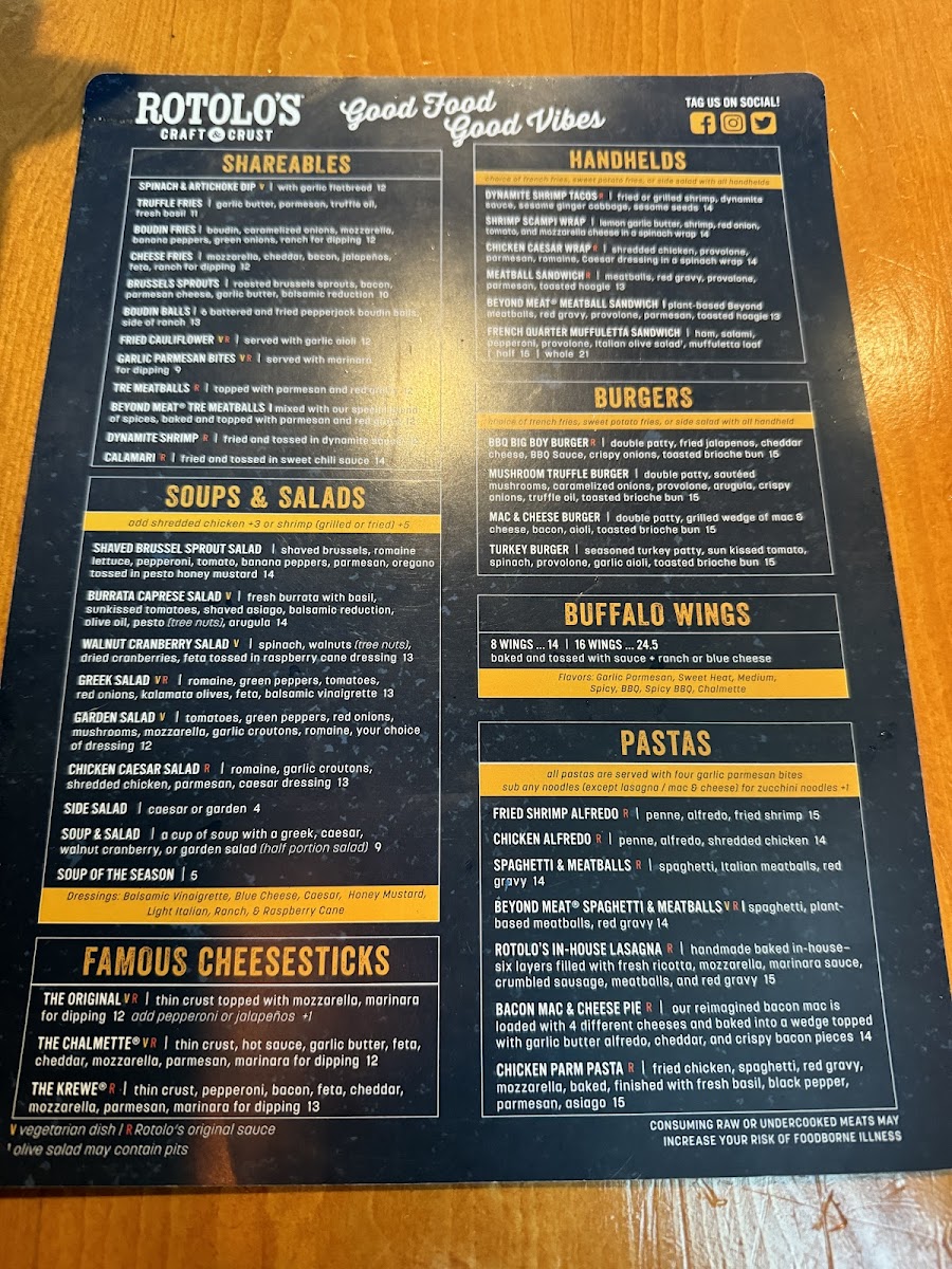 Menu Rotolo's Craft & Crust-5