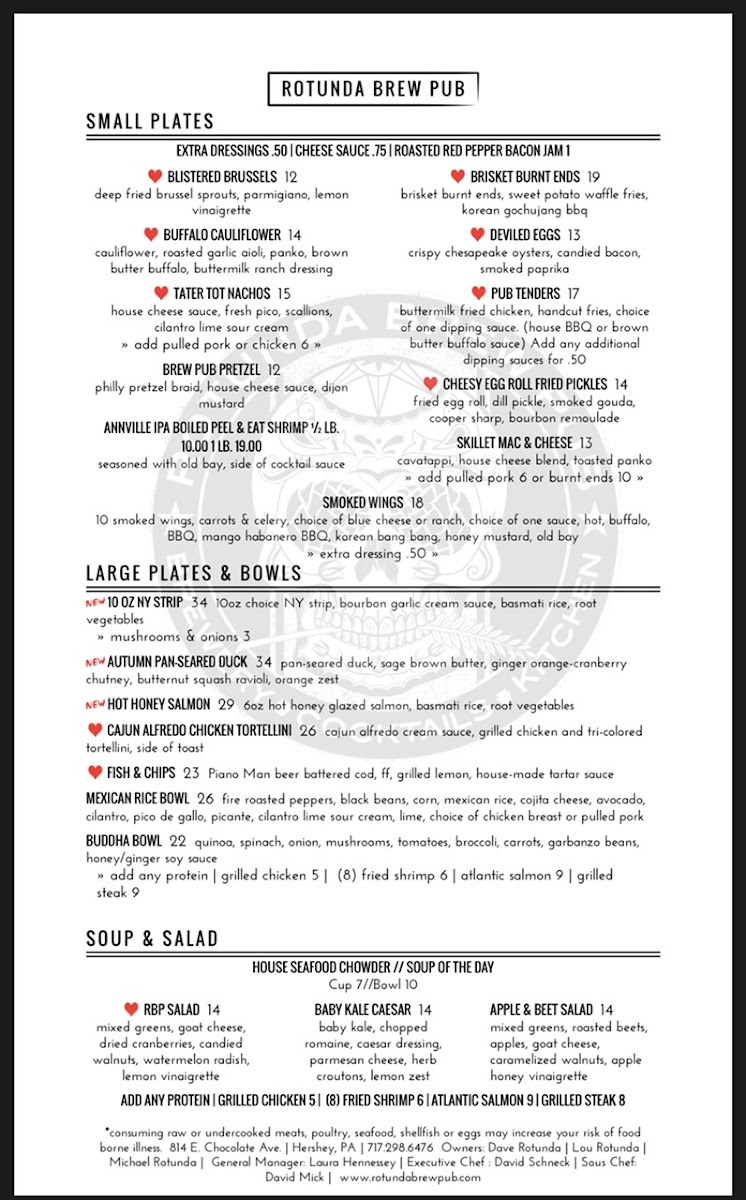 Menu Rotunda Brew Pub-2