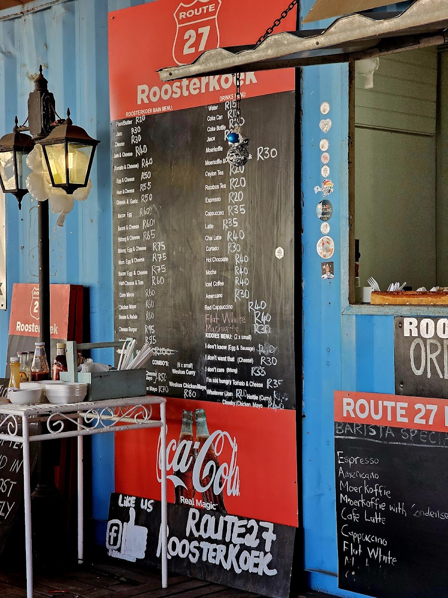 Menu Route 27 Roosterkoek /biltong /gifts-10