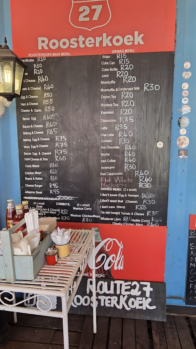 Menu Route 27 Roosterkoek /biltong /gifts-5