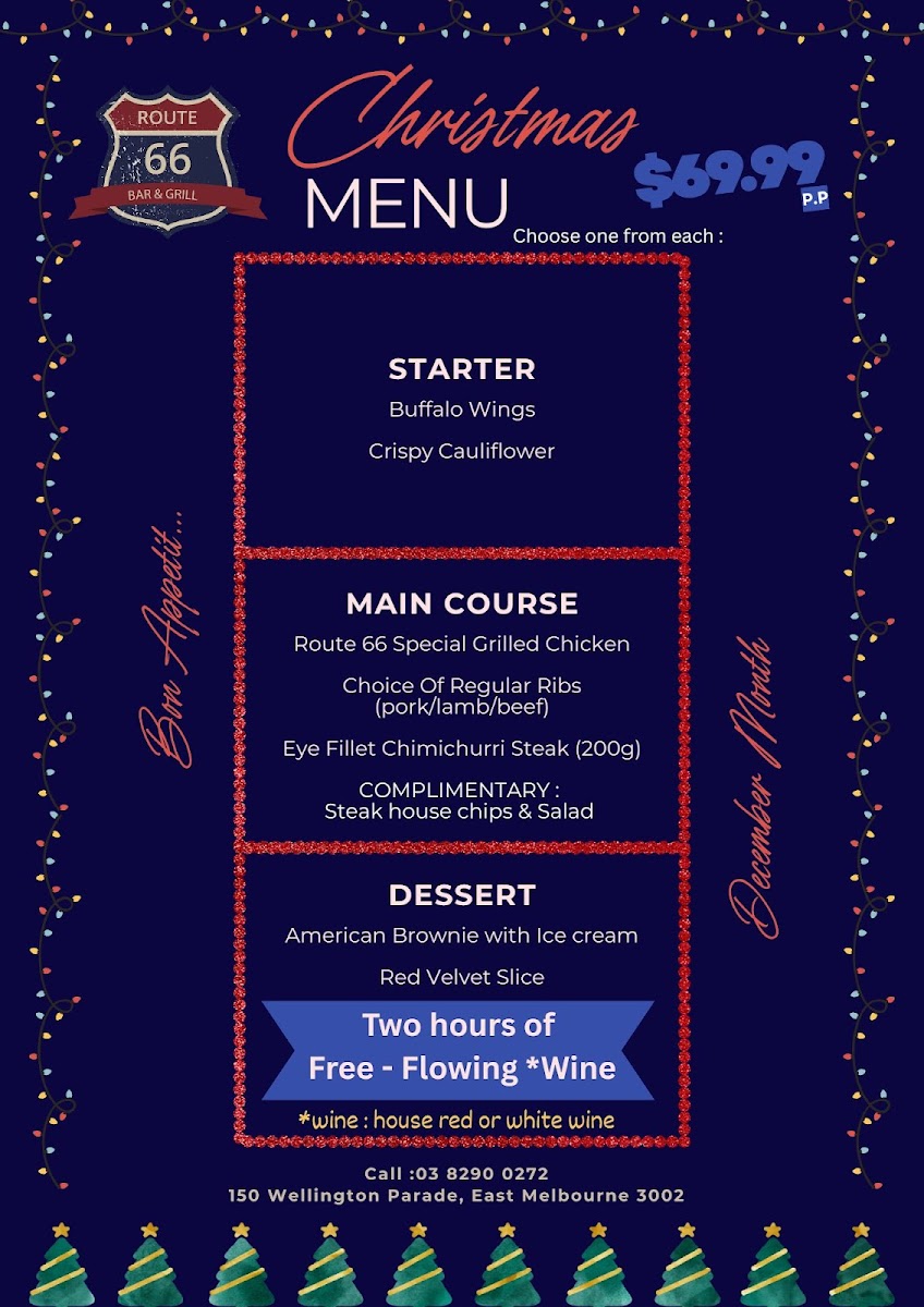 Menu Route 66 Bar And Grill-4