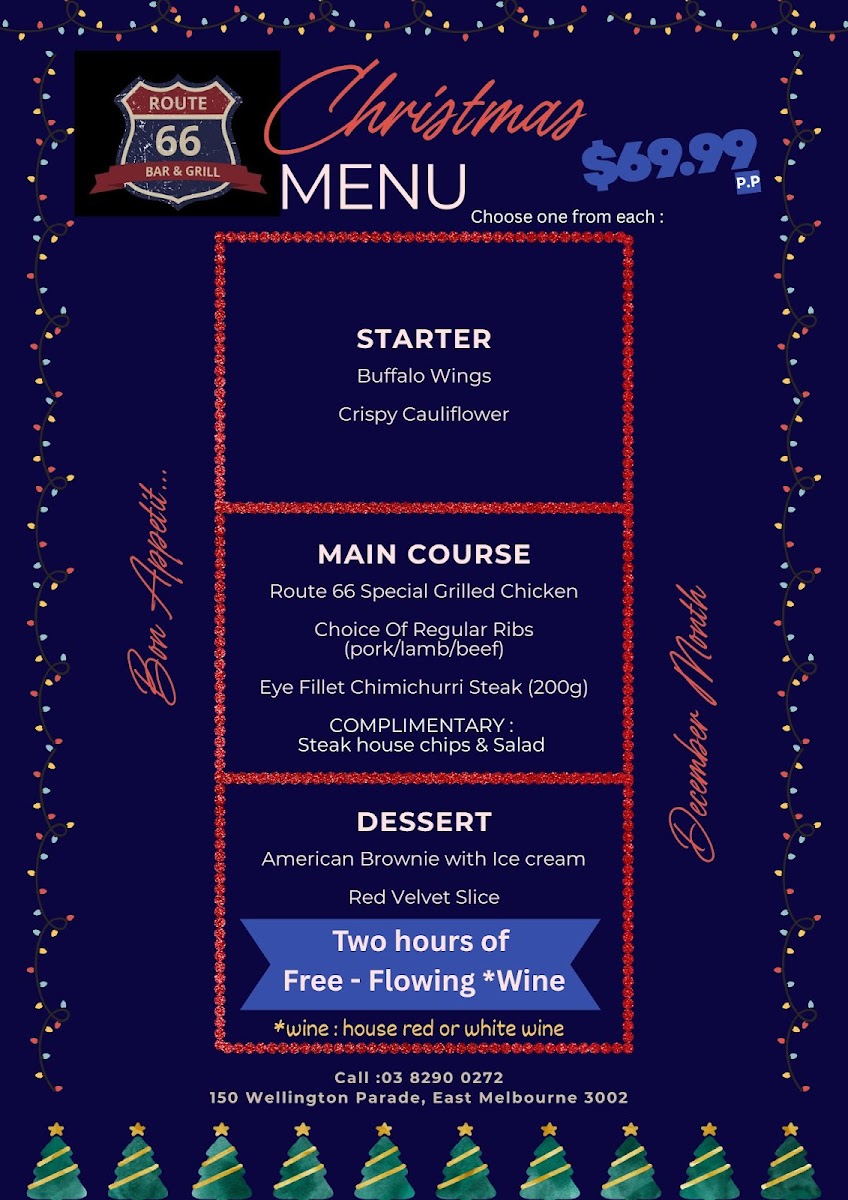 Menu Route 66 Bar And Grill-5