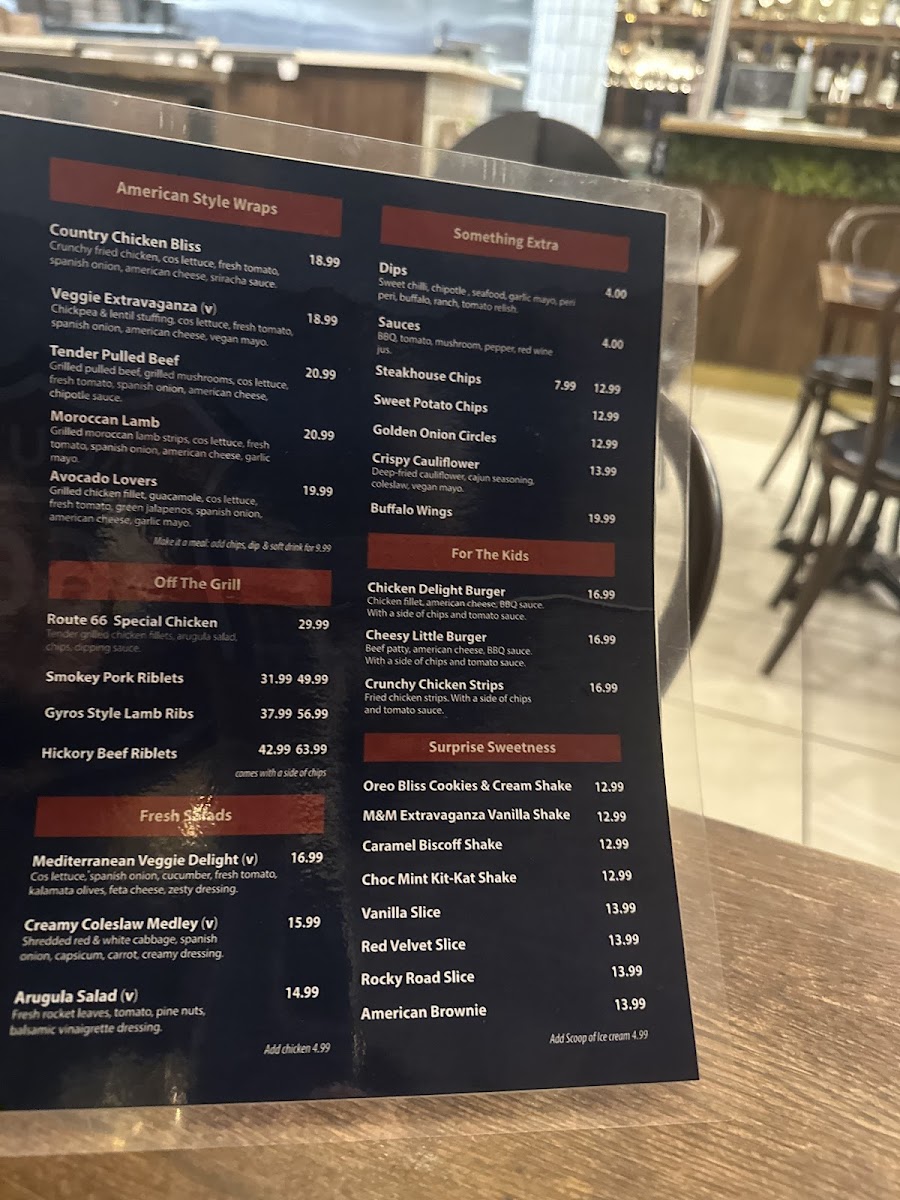 Menu Route 66 Bar And Grill-7