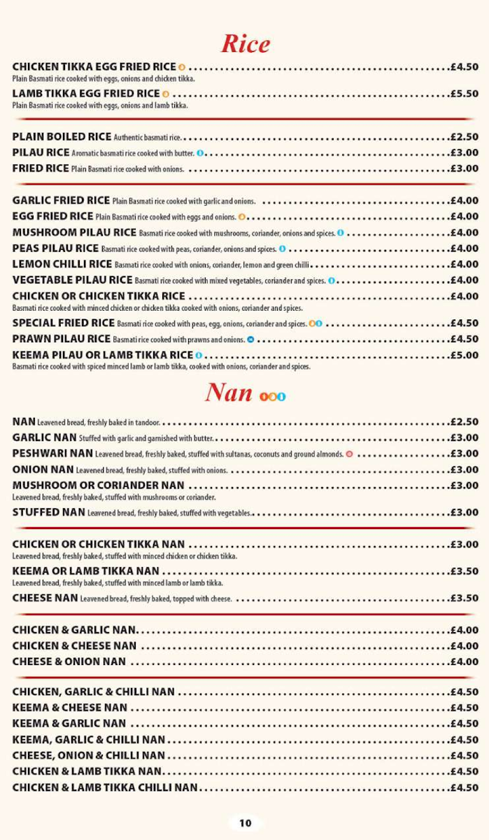 Menu Rowley Village Restaurant-1
