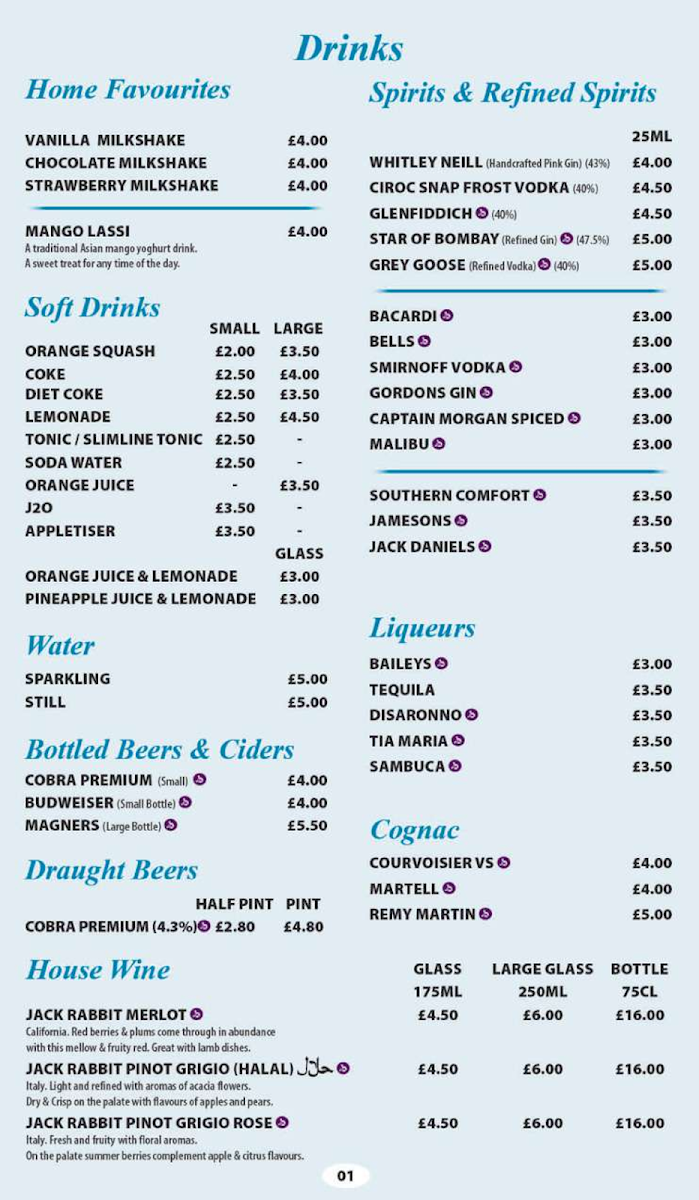 Menu Rowley Village Restaurant-8