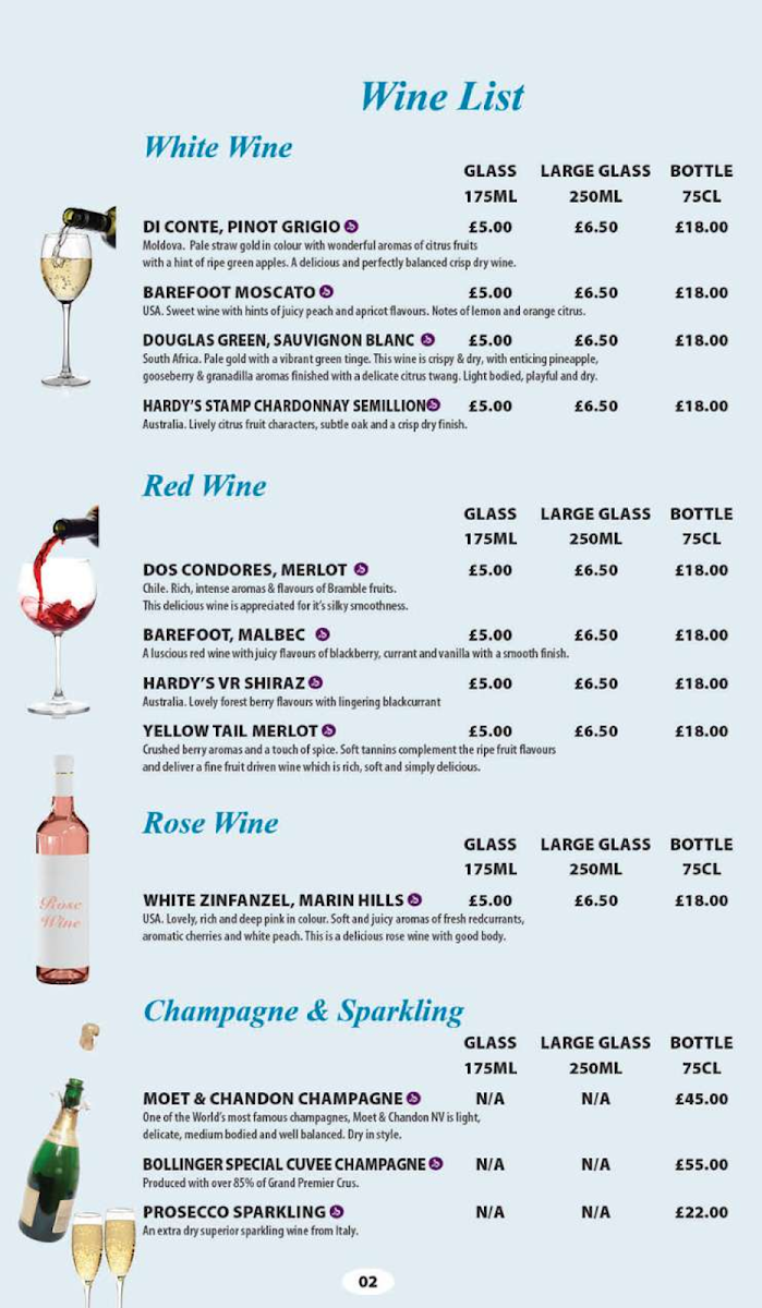Menu Rowley Village Restaurant-9