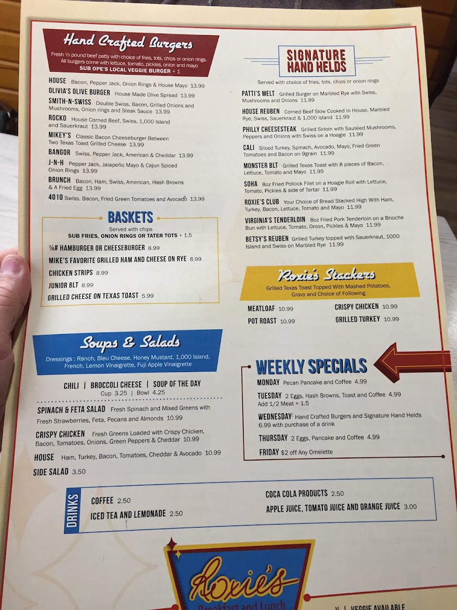 Menu Roxie’S Breakfast & Lunch-9