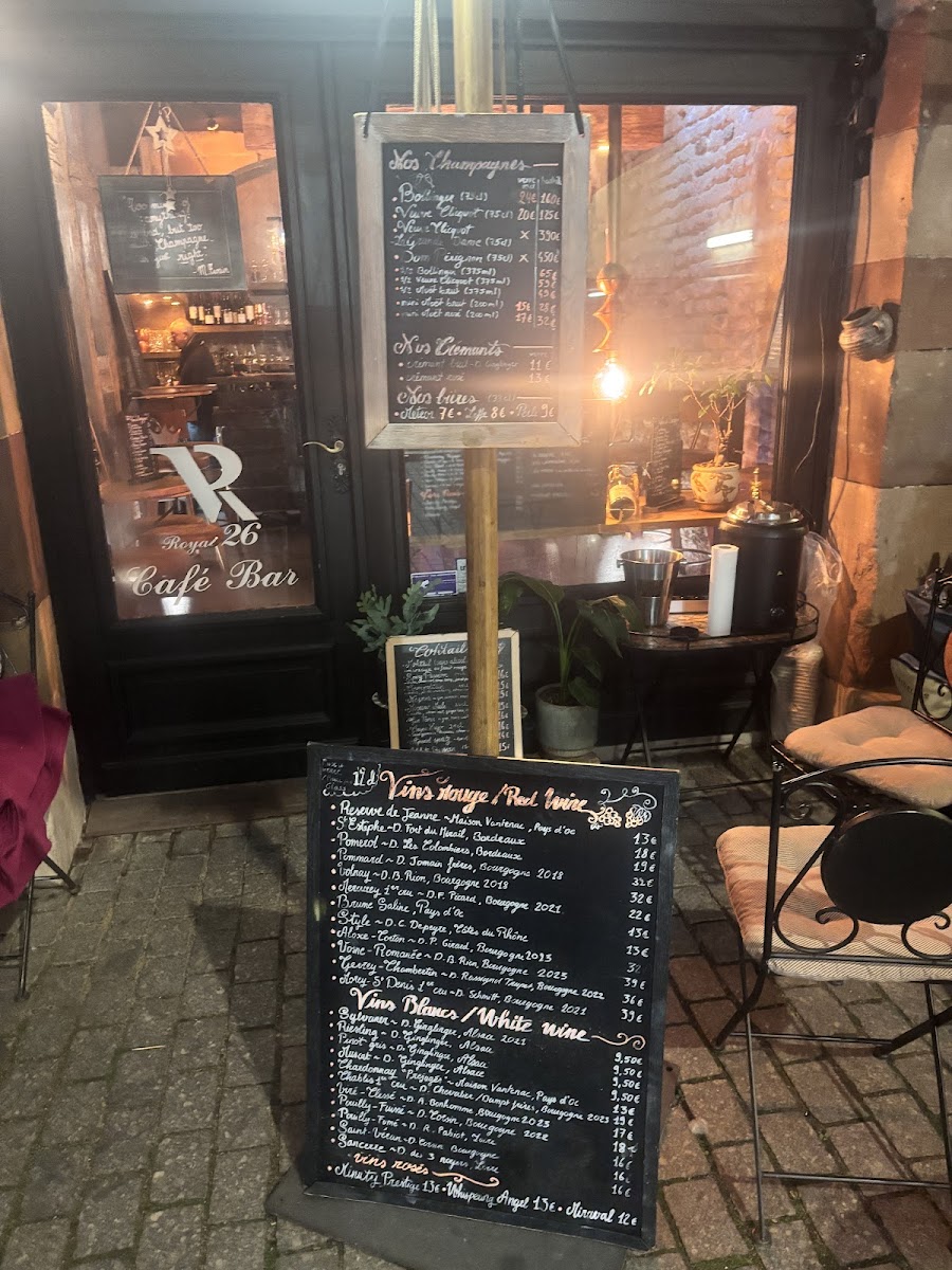 Menu Royal 29-7
