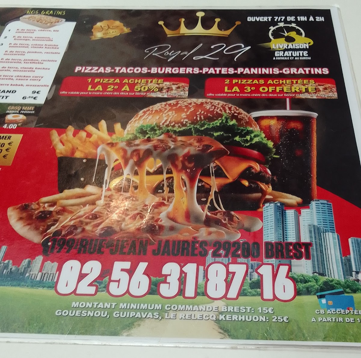 Menu Royal 29-8
