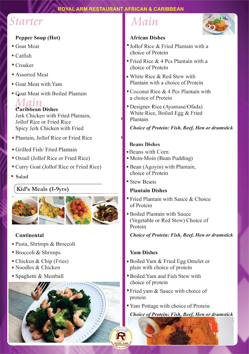Menu Royal Arm-1