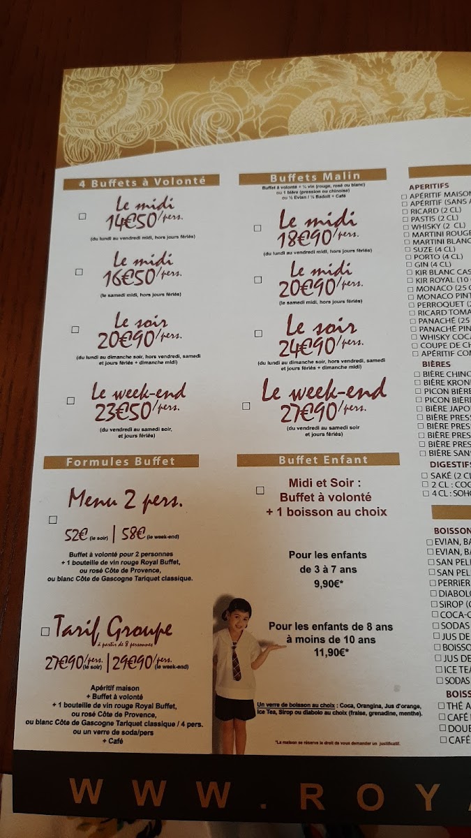 Menu Royal Buffet Toulouse Atlanta-9