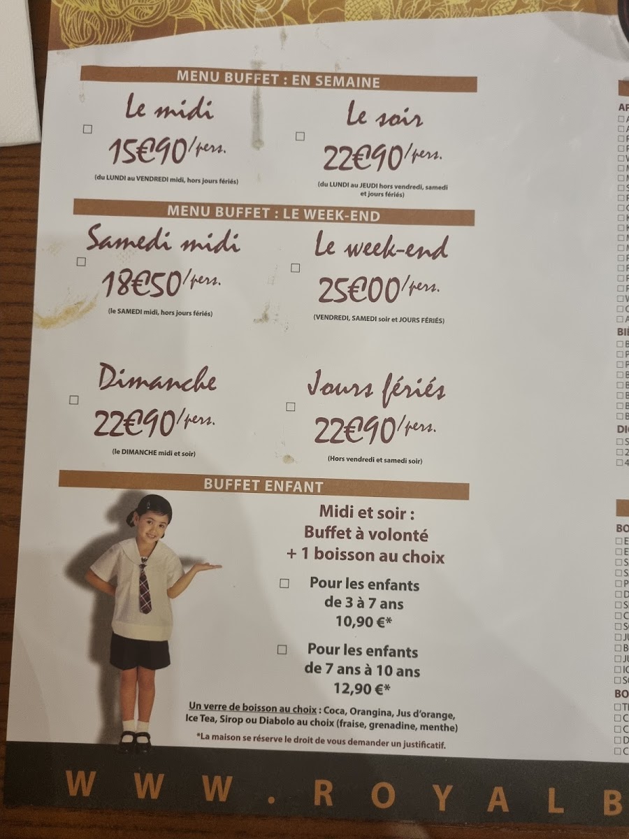 Menu Royal Buffet Toulouse Atlanta-5